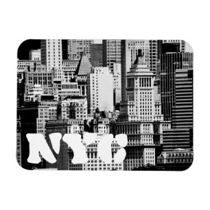 NYCのスカイラインIX マグネット
