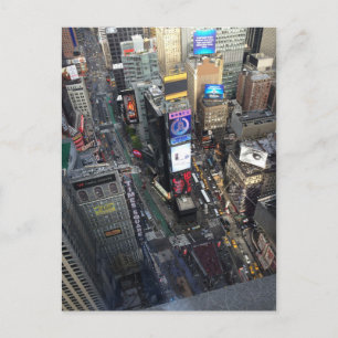 NYCのタイムズ・スクエア ポストカード