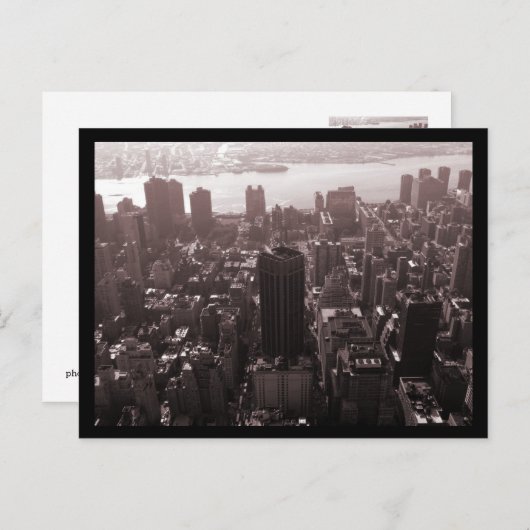 NYCのノルマン人のトマスの高等学校のアンテナ ポストカード (正面/裏面)