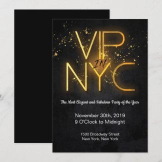 NYCのパーティの招待状のVIP 招待状