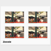 NYCのピザはそんなに良い 長方形シール (シート)