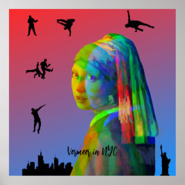 NYCのフェルメール ポスター