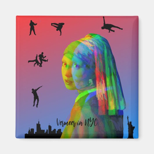 NYCのフェルメール マグネット (正面)