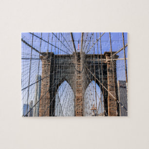 NYCのブルックリン橋の写真 ジグソーパズル