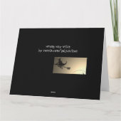 NYCのヴィンテージの魔法使いハロウィン カード (裏面)