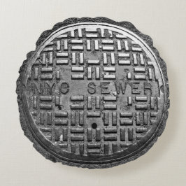 NYCの下水道カバー ラウンドクッション