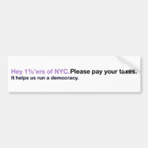 NYCの地下鉄のステッカー(民主主義の版)