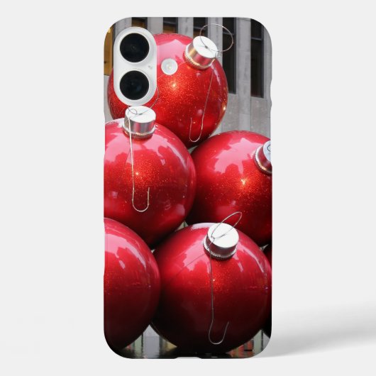 NYCの巨大クリスマスボールオーナメント Case-Mate iPhoneケース (裏面)