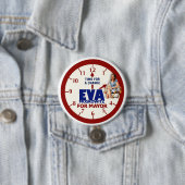 NYCの市長2013年のためのエヴァMoskowitz 缶バッジ (インサイチュ)