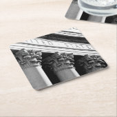 NYCの建築VIII スクエアペーパーコースター (アングル)