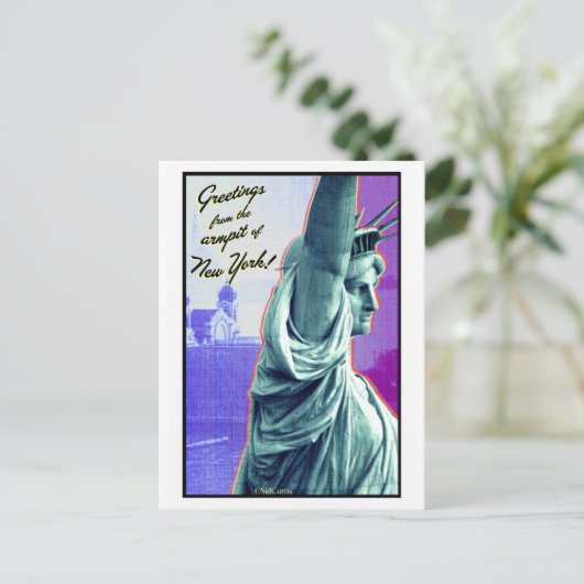 NYCの挨拶 ポストカード (スタンド正面)