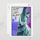 NYCの挨拶 ポストカード (正面/裏面)