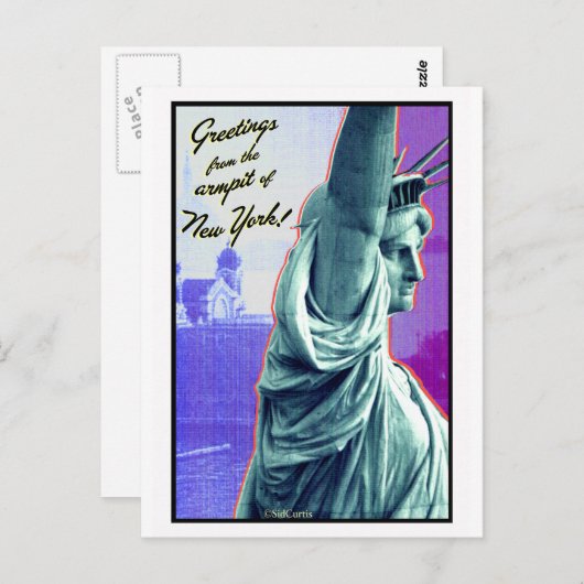 NYCの挨拶 ポストカード (正面/裏面)