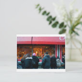 NYCの窓の表示のクリスマス シーズンポストカード (スタンド正面)