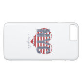 NYCの米国旗のハート Case-Mate iPhoneケース (裏面(横))