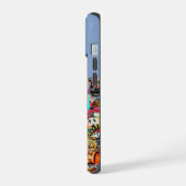 NYCの落書き iPhone 15ケース (左側面)