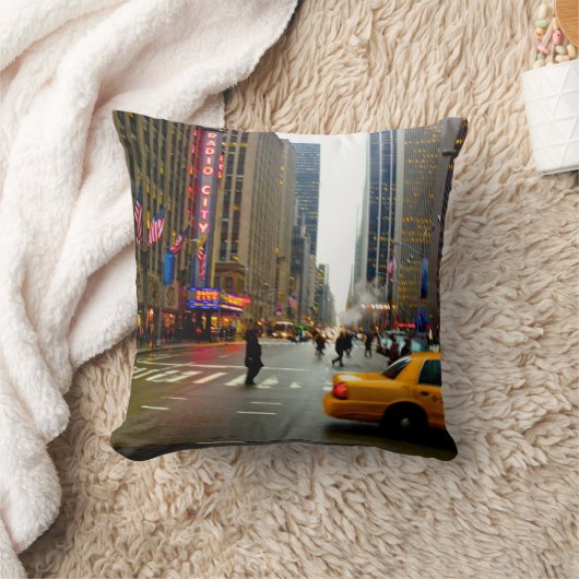 NYCの通り クッション (ブランケット)