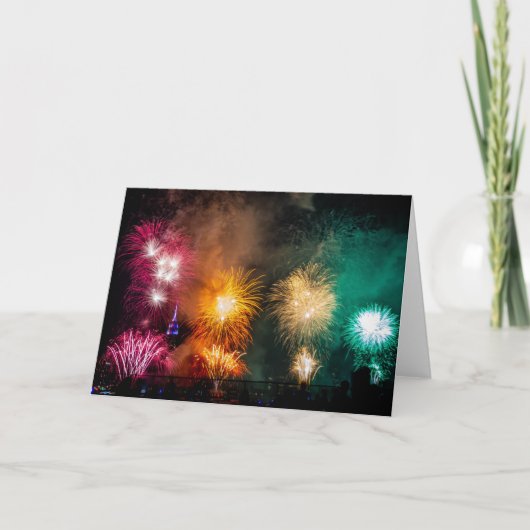 NYCの7月の花火の第4 カード (正面)