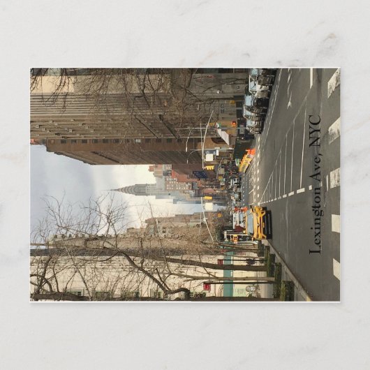 NYCはがきLexingtonとChrysler ポストカード (正面)