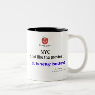 NYCは映画マグのようではないです ツートーンマグカップ