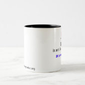 NYCは映画マグのようではないです ツートーンマグカップ (中央)