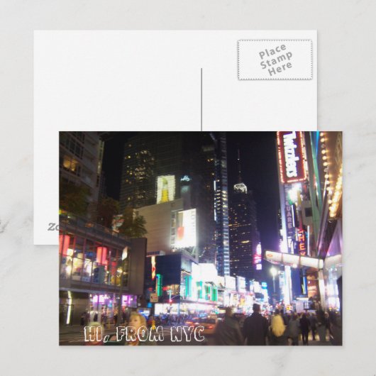 NYCより ポストカード (正面/裏面)