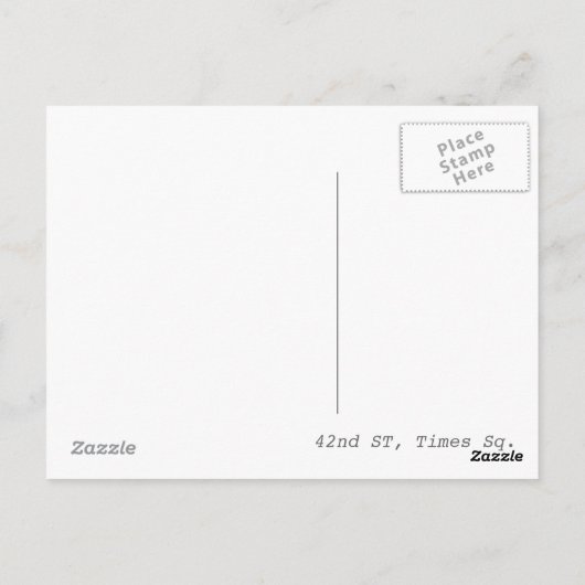 NYCより ポストカード (裏面)