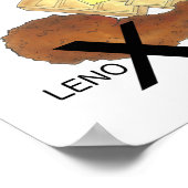 NYCアイコニックのABCニューヨーク市食品アルファベット ポスター (角)