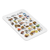 NYCアイコニックのABCニューヨーク市食品アルファベット マグネット (右側)