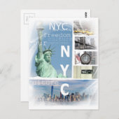 NYCアモダンートポップ・アートのニューヨークシティテンプレート ポストカード (正面/裏面)