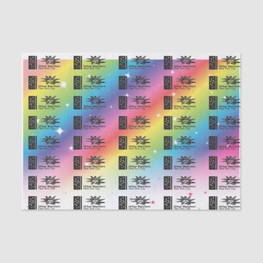 NYCアーバンスケッチャーズティッシュペーパー 薄葉紙 (正面)