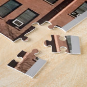 NYCアールデコ超高層ビルクライスラー建物 ジグソーパズル (側面)