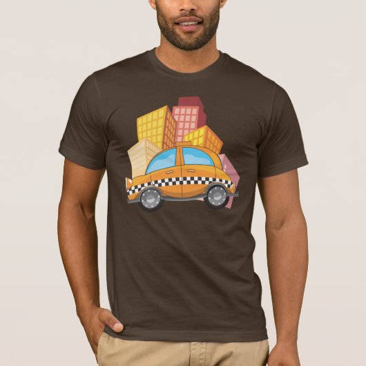 NYCイエローキャブタクシー Tシャツ (正面)