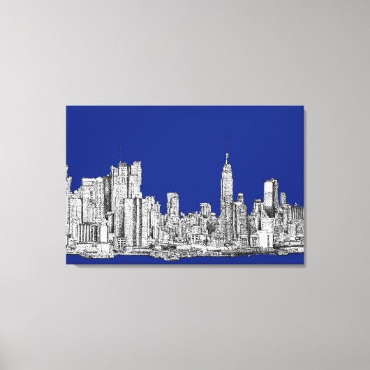 NYCインクブ王室のルー キャンバスプリント (正面)