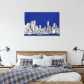 NYCインクブ王室のルー キャンバスプリント (インサイチュ (寝室))