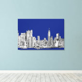 NYCインクブ王室のルー キャンバスプリント (インサイチュ (ウッドフロア))