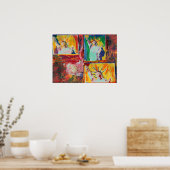 NYCオリジナル絵画の9-11自由の像 ポスター (キッチン)