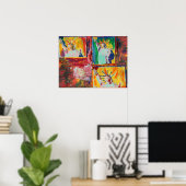 NYCオリジナル絵画の9-11自由の像 ポスター (ホームオフィス)