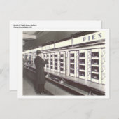 NYCオートマット写真byベレニスアボット葉書 ポストカード (正面/裏面)