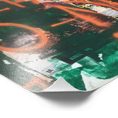 NYCガーメントディストリクトグラフィティスプレーペントアーバンアート フォトプリント            (角)