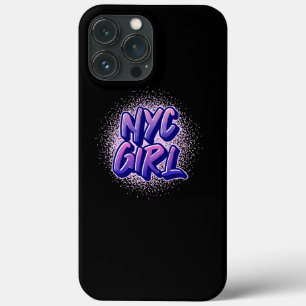 NYCガールグラフィティスタイル iPhone 13 PRO MAXケース