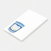 NYCギリシャのコーヒーカップをポストに喜んでサービス ポストイット (アングル)