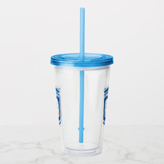 NYCギリシャのダイナーコーヒーカップを提供して幸せ アクリルタンブラー (右)