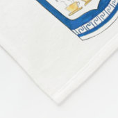 NYCギリシャのデリブルーコーヒーカップを提供して嬉しい フリースブランケット (角)