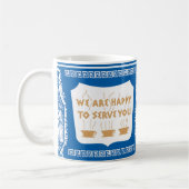 NYCギリシャ語ダイナーコーヒーマグ コーヒーマグカップ (左)