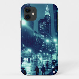 NYCクライスラ雨iPhone 5の穹窖の箱 iPhone 11 ケース
