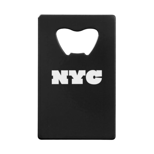 NYCクラシック クレジットカード栓抜き (正面)