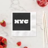 NYCクラシック 縁ありカクテルナプキン (インサイチュ)
