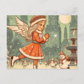 Nycクリスマスエンジェル ポストカード (裏面)