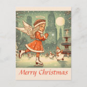 Nycクリスマスエンジェル ポストカード (正面)